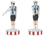 交通警察手势信号图解